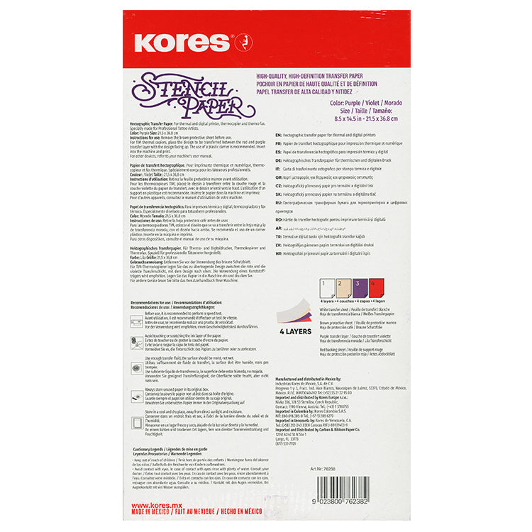 Kores Stencil Transfer Paper
